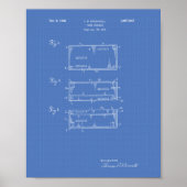 Papier Währung 1962 Patentart Blueprint Poster (Vorne)
