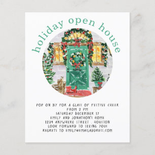 PAPIER   Weihnachtsfeier Einladung Flyer Teal