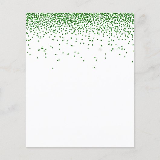 PAPIER | Weihnachtsfeierliche Party Einladung im g (Hinten)