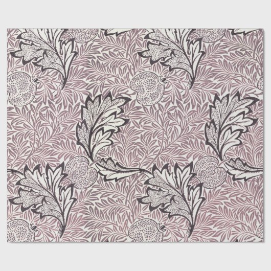 PAPIER : WILLIAM MORRIS : APPLE GESCHENKPAPIER (Flach)