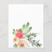 PAPIER | Winter Florals Weihnachten Lasse Party Ei (Hinten)