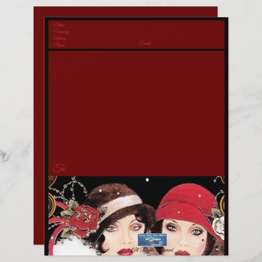 Papier (Winter Red B) RFPMDesign ©️ 2024 (Vorne/Hinten)