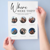 PAPIER, wo sie das Party-Spiel Hochzeit Flyer (Hand)