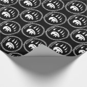 Papier zum Abpacken von Bärenblättern für Kunstges Geschenkpapier (Ecke)