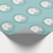 Papier zum Abpacken von Katzen- und Pawdrucken Geschenkpapier (Ecke)