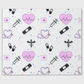 Papier zum Abpacken von Krankenpflegern Geschenkpapier (Flach)