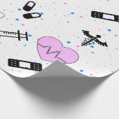 Papier zum Abpacken von Krankenpflegern Geschenkpapier (Ecke)