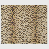 Papier zum Abpacken von Leoparden Geschenkpapier (Flach)