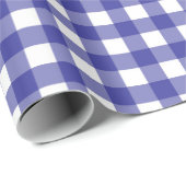 Papier zum Abpacken von Navy Blue und White Karier Geschenkpapier (Rolleneckpunkt)