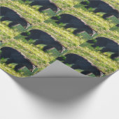 Papier zum Abpacken von schwarzen Papieren Geschenkpapier (Ecke)