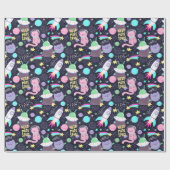 Papier zum Abpacken von Tieratronen Geschenkpapier (Flach)