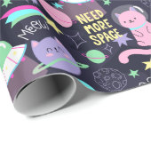 Papier zum Abpacken von Tieratronen Geschenkpapier (Rolleneckpunkt)