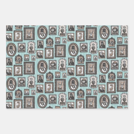 Papier zum Abpacken von Tierporträts (Vorderseite 2)