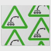 Papier zum Abtasten der Robotersignatur Geschenkpapier (Flach)