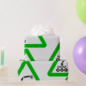 Papier zum Abtasten der Robotersignatur Geschenkpapier