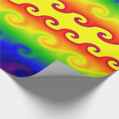 Papier zum Abwracken von Feuer und Eis Geschenkpapier (Ecke)