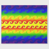 Papier zum Abwracken von Feuer und Eis Geschenkpapier (Flach)