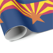 Papier zum Abwracken von Flaggen des Staates Arizo Geschenkpapier (Rolleneckpunkt)