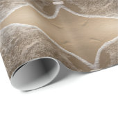 Papier zum Abwracken von Ozeanen und Stränden Geschenkpapier (Rolleneckpunkt)