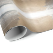 Papier zum Abwracken von Ozeanen und Stränden Geschenkpapier (Rolleneckpunkt)