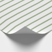 Papier zum Abziehen von grün und weiß gestrichenen Geschenkpapier (Ecke)