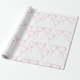 Papier zum Einwickeln von Geschenken zum Valentins Geschenkpapier
