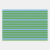 Papier zum grünen Umschlag von Denim Blue und Gras (Vorderseite)