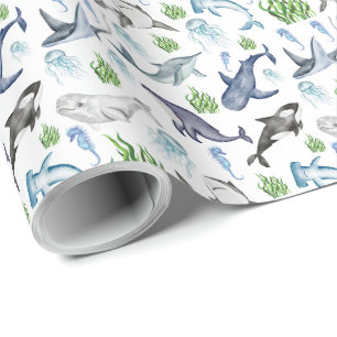 Papier zum Schutz des Meereslebens Geschenkpapier