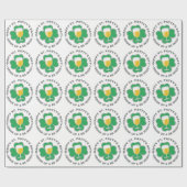 Papier zum St. Patrick's Day Geschenkpapier (Flach)