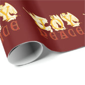 Papier zum Thema Freude und Frieden Geschenkpapier (Rolleneckpunkt)