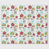 Papier zum Thema Schulabbruch Geschenkpapier (Flach)