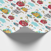 Papier zum Thema Schulabbruch Geschenkpapier (Ecke)