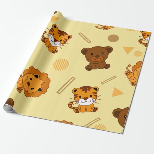 Papier zum Tierabwracken Geschenkpapier (Ungerollt)