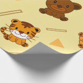 Papier zum Tierabwracken Geschenkpapier (Ecke)