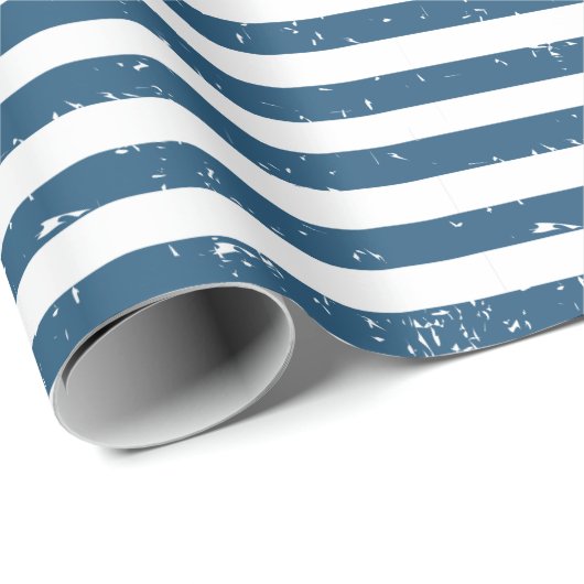 Papier zum Umpacken von Blauen und weißen Kerzen Geschenkpapier (Rolleneckpunkt)