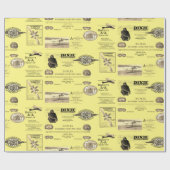 Papier zum Umschlag von Luftfahrzeugen Geschenkpapier (Flach)