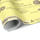 Papier zum Umschlag von Luftfahrzeugen Geschenkpapier (Rolleneckpunkt)