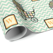 Papier zum Umwickeln von Kinderrollen Geschenkpapier (Rolleneckpunkt)