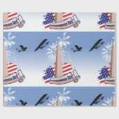 Papier zum Unabhängigkeitstag Geschenkpapier (Flach)