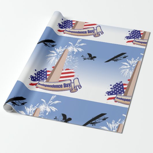 Papier zum Unabhängigkeitstag Geschenkpapier (Ungerollt)