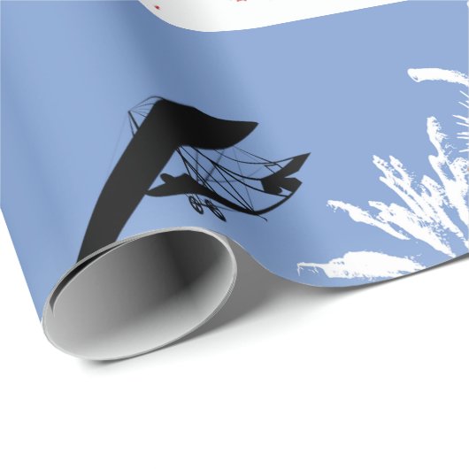 Papier zum Unabhängigkeitstag Geschenkpapier (Rolleneckpunkt)