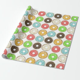 Papier zum Wrappen von Doughnut Geschenkpapier