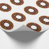 Papier zum Wrappen von Doughnut Geschenkpapier (Ecke)