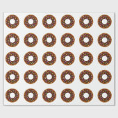 Papier zum Wrappen von Doughnut Geschenkpapier (Flach)