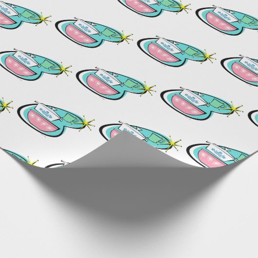 Papier zum Wrapping von Atomware Geschenkpapier (Ecke)