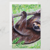 Papier zum Zeichnen von Sloth Painting (Vorne/Hinten)