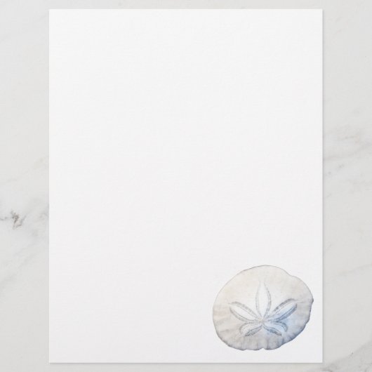 Papier zur Stationierung von Sand-Dollar-Foto Briefbogen (Vorderseite)