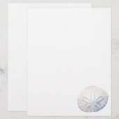 Papier zur Stationierung von Sand-Dollar-Foto Briefbogen (Vorne/Hinten)