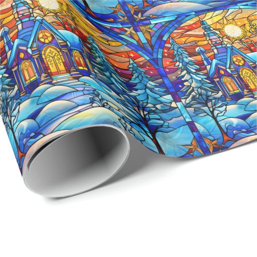 Papier zur Umhüllung von verkettetem Glas Geschenkpapier (Rolleneckpunkt)