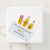 Papier zurück zum Schulplatz Geschenkanhänger (Beispiel)